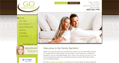 Desktop Screenshot of gofamilydentistry.com